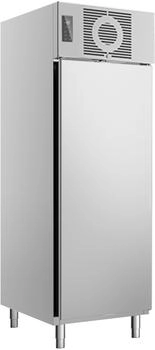 KBS Edelstahlkühlschrank KU 721, 700 x 830 x 2080 mm (BxTxH), steckerfertig - 230 V