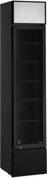 Metro Professional GSC2133B, Metall/Glas, 39 x 47.5 x 188 cm, 133 L, statische Kühlung, 200 W, mit Schloss, schwarz - schwarz Glas