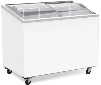 Wimar Gastro mobile Tiefkühltruhe Kühltruhe Tiefkühlung 297 L -18/-24°C ISO 60mm Glasdeckel - WR TTG-297BC