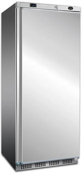 Wimar Gastro Edelstahl Kühlschrank Gewerbekühlschrank Lagerkühlschrank 1 Tür 0/+8°C 570 L - weiß Edelstahl WR UK600SS