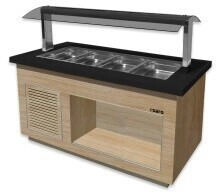 Saro Salatbar für 4x 1/1 GN, PREMIUM LINE SB-K170 OAK 366-2705 , 1 Stück