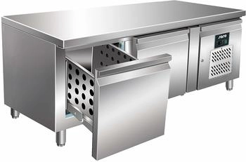 Saro Unterbaukühltisch mit 2 Schubladen (UGN 2100 TN-2S)