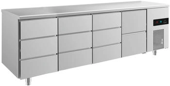 A&S polarny Kühltisch -2 bis +8°C 2330x700x850mm mit 1x zwei Schubladen und 3x drei Schubladen (4DDDZ)