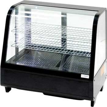 Stalgast Aufsatzkühlvitrine Kalte Theke SES6, 100 Liter 68.2x67.5x45 cm (BxHxT); schwarz , Aufsatzkühlvitrine Kalte Theke SES6, 100 Liter