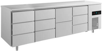A&S polarny Kühltisch -2 bis +8°C 2330x700x850mm mit 1x zwei Schubladen und 3x drei Schubladen (4DDZD)