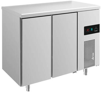 A&S polarny Gastro Kühltisch Umluftkühlung 2 Türen, 1400x700x850mm 281l -2/+8°C [ : ]