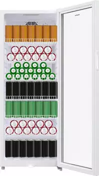 Amica FK 344 150 W – Amica FK 344 150 W – Getränkekühlschrank mit 237 Liter Fassungsvermögen