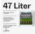 Klarstein Beersafe Reflect 47L weiß Weiß 10047755