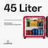 Klarstein Audrey Evo Retro-Design 45L rot