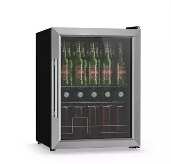 Klarstein Beersafe Reflect 60L Schwarz Silber 10047758