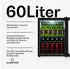 Klarstein Beersafe Reflect 60L Schwarz Silber 10047758