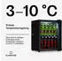 Klarstein Beersafe Reflect 60L Schwarz Silber 10047758