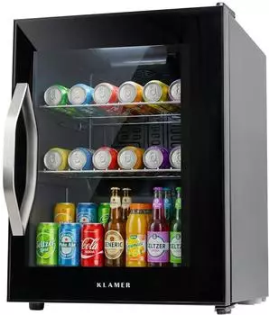 KLAMER Getränkekühlschrank 37L Glasfront, 0-20°C (K-BC-CP-85-37)