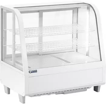 Royal Catering K&uuml;hlvitrine 100L 3 Ebenen, wei&szlig; (RCCC-100-WT)