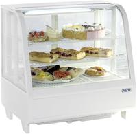 SARO K&uuml;hlvitrine KATRIN 100 Liter, wei&szlig; 330-1031 , Ma&szlig;e (L x B x H): 455 x...
