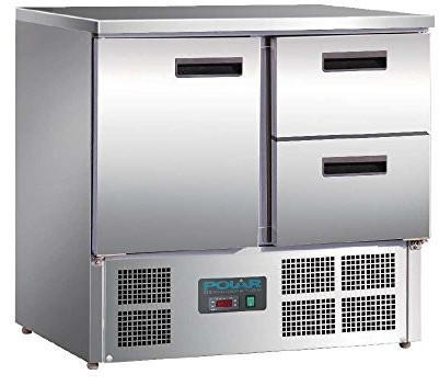 Polar Serie G Kühltisch 1-türig mit 2 Schubladen 240L