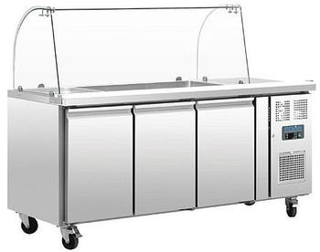 Polar Serie U 3-türige GN-Saladette mit Schutzhaube 5050984523854