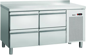 Bartscher Kühltisch S4-150 MA mit Aufkantung 4 Schubladen 1342 x 700mm