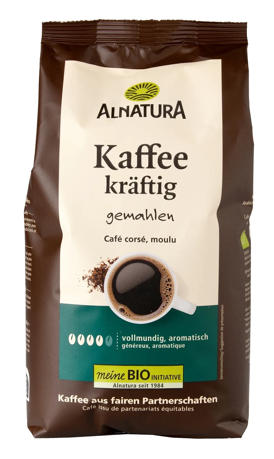 Alnatura Kaffee kräftig gemahlen Alnatura Kaffee kräftig gemahlen
