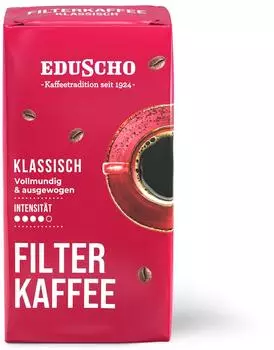 Eduscho Filterkaffee klassisch gemahlen 500g