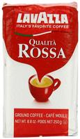 Lavazza Kaffee Qualita Rossa, gemahlener Kaffee, Arabica & Robusta, 250 g,