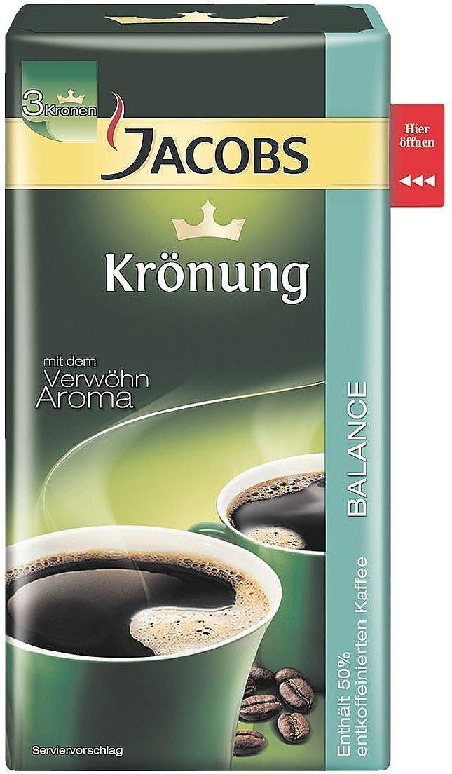 Jacobs Krönung Balance gemahlen (500 g) Test TOP Angebote ab 6,40 € (August  2023)