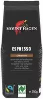 Mount Hagen Bio-Espresso, gemahlen, 250 g, Grundpreis: &euro; 26,88 / kg