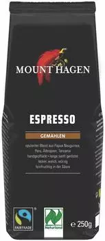 Mount Hagen Espresso gemahlen (250 g)