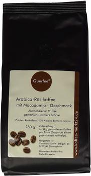 Querfee Macadamia - Arabica Röstkaffee mit Geschmack - gemahlen - 250 g