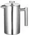 Rosenstein & Söhne Kaffeezubereiter French-Press Edelstahl 1 Liter