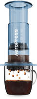 AeroPress - Clear Coffee Press (Original in durchsichtig Blau) 1 St&uuml;ck