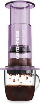 AeroPress Coffee Maker Clear Purple