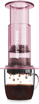 AeroPress Coffee Maker Clear Pink