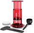 AeroPress Coffee Maker Clear Red