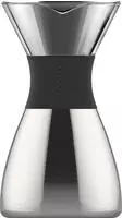 Asobu PO300 SILVER/BLACK, Asobu Pour Over Filterkaffeebereiter Silber Schwarz