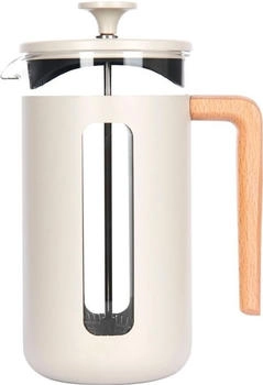 La Cafetiere Cafetiere Pisa RVS / Latte Cream 1 Liter / 7 Tassen