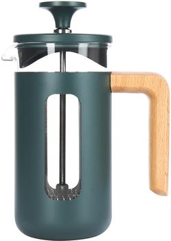 La Cafetiere Pisa French Press (Kaffeebereiter) aus Edelstahl für 3 Tassen Grün in Geschenkbox