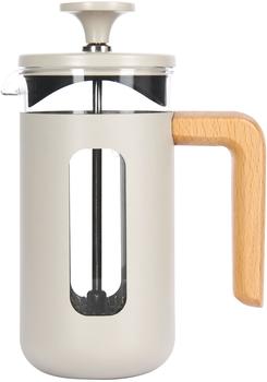 La Cafetiere Pisa Kaffeebereiter aus Edelstahl für 3 Tassen Latte in Geschenkverpackung