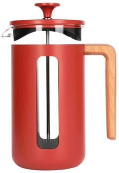 La Cafetiere Glas-Pisa-Kaffeemaschine mit rostfreiem Rahmen aus gebürstetem Stahl