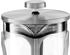 Eduscho Siebstempelkanne 300 ml silber