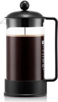 BODUM BRAZIL 1L - 8 Tassen - French Press Kaffeebereiter - Schwarz