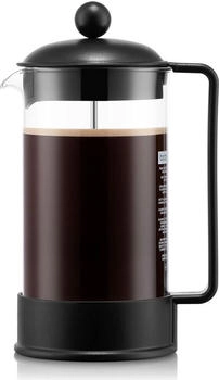 Bodum 1548-01SA-10 Brazil Kaffeebereiter 8 Tassen 1 L Kunststoff Schwarz