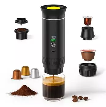 MMOBIEL Tragbare Kaffeemaschine mit Selbstaufheizung & USB-C