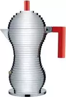 Alessi MDL02-6RFM, Alessi Pulcina Espressomaschine (6 Tassen) (MDL02-6RFM) Silber