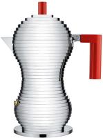 Alessi MDL02-3RFM, Alessi Pulcina Espressomaschine f&uuml;r Induktion geeignet (3 Tassen)