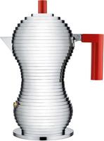 Alessi MDL02-3R, Alessi Pulcina Espressomaschine (3 Tassen) (MDL02-3R) Rot