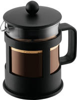 BODUM KEYNA 0,5L - 4 Tassen - French Press Kaffeemaschine - Schwarz