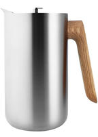 Eva Solo 502754, Eva Solo - Nordic Kitchen Pressfilterkanne, Edelstahl / Eiche