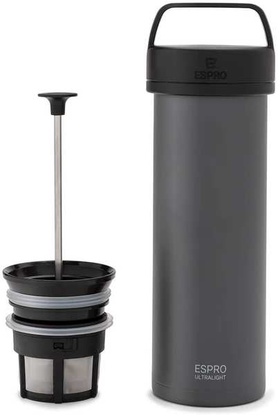 Espro Ultralight Coffee Press P0 Gunmetal Grey