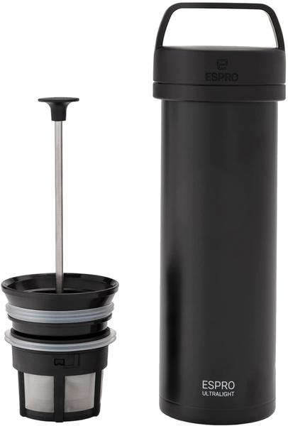 Espro P0 Ultralight Travel Coffee Press schwarz, 0.47l